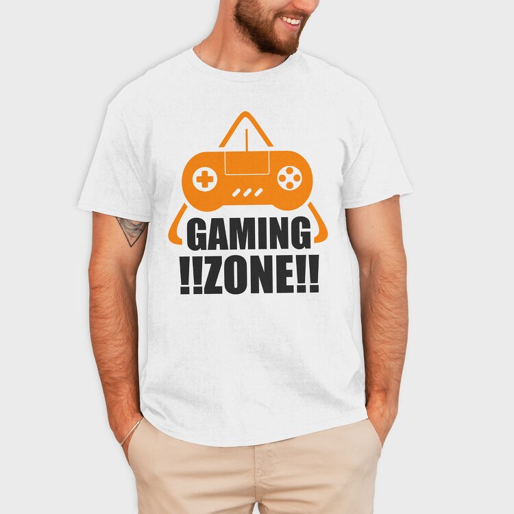 Gaming Zone Controller, Tricou Barbati (Unisex)