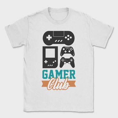 Gamer Club Gamepad, Tricou Barbati (Unisex)