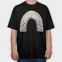 Cute Boho Clipart, Tricou Oversize Barbati (Unisex)
