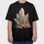 Crystal Cluster Mound, Tricou Oversize Barbati (Unisex)