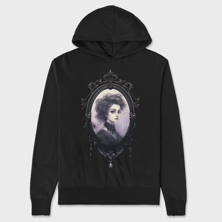 Dark Gothic Mirror, Hanorac Oversize Barbati (Unisex)