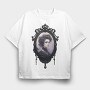 Dark Gothic Mirror, Tricou Oversize Barbati (Unisex)