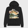 Dawn Mountain Symphony, Hanorac Oversize Barbati (Unisex)