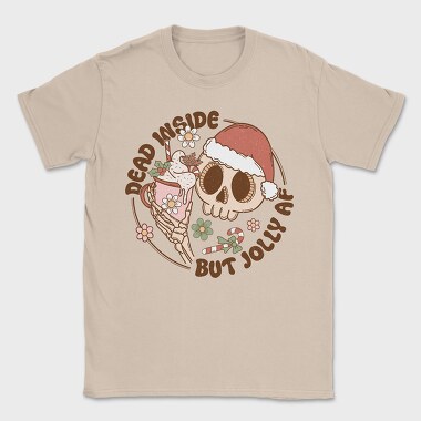 Dead Inside But Jolly Af, Tricou Barbati (Unisex)