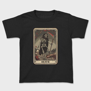 Death Skeleton Card, Tricou Copii