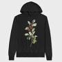 December Holly Branches, Hanorac Oversize Barbati (Unisex)