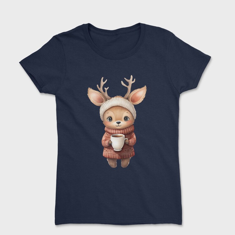 Deer Cup Sweater, Tricou Femei