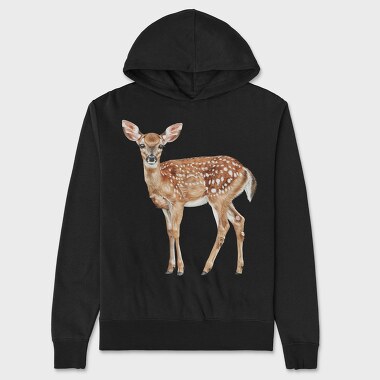 Deer Fawn Spot, Hanorac Oversize Barbati (Unisex)
