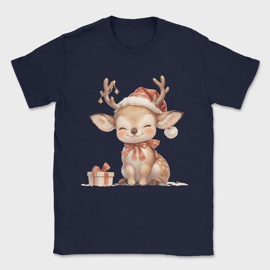Deer Santa Hat Gift, Tricou Barbati (Unisex)