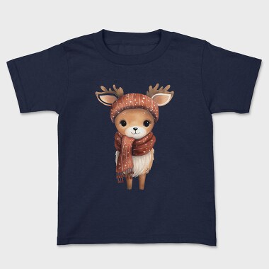 Deer Scarf Ear Flaps, Tricou Copii