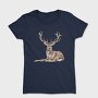 Deer Sitting Calm, Tricou Femei