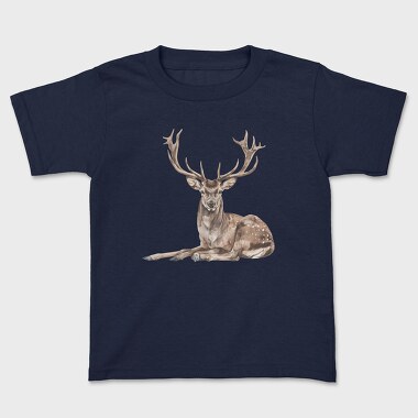 Deer Sitting Calm, Tricou Copii