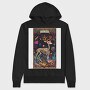 Deer Skeleton Space, Hanorac Oversize Barbati (Unisex)