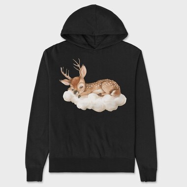 Deer Sleep Cloud, Hanorac Oversize Barbati (Unisex)