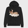 Deer Sleep Cloud, Hanorac Oversize Barbati (Unisex)