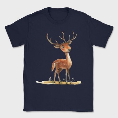 Deer Standing Wise, Tricou Barbati (Unisex)