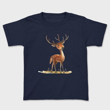 Deer Standing Wise, Tricou Copii