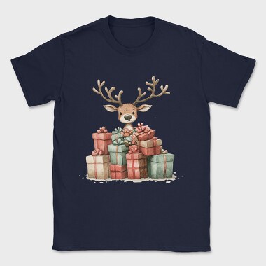 Deer With Gifts, Tricou Barbati (Unisex)