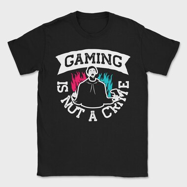 Gaming Flames, Tricou Barbati (Unisex)