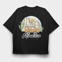 Desert Adventure Star, Tricou Oversize Barbati (Unisex)