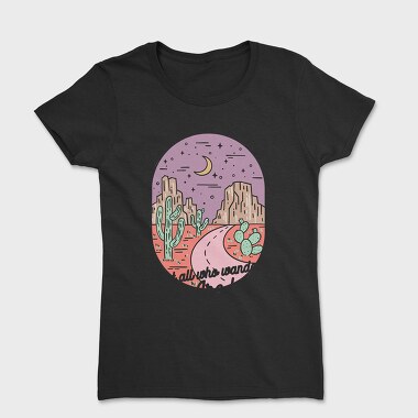 Desert Cactus Night, Tricou Femei