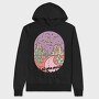 Desert Cactus Night, Hanorac Oversize Barbati (Unisex)