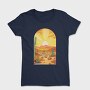 Desert Cactuses Sunset, Tricou Femei