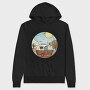 Desert Camping Trip, Hanorac Oversize Barbati (Unisex)