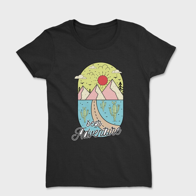 Desert Mountain Adventure, Tricou Femei