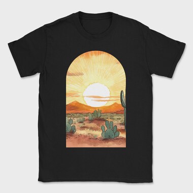 Desert Sunset Dream, Tricou Barbati (Unisex)