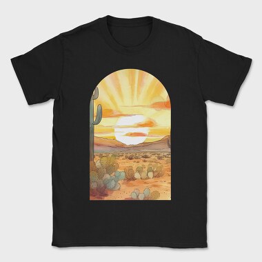 Desert Sunset Lover, Tricou Barbati (Unisex)