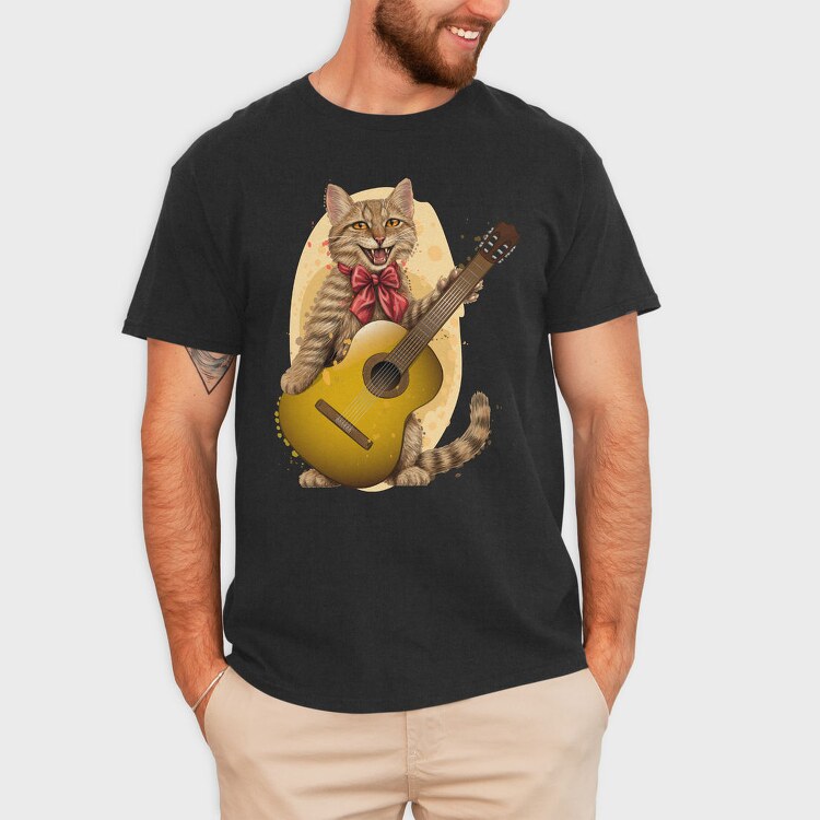 Catstrumming, Tricou Barbati (Unisex)