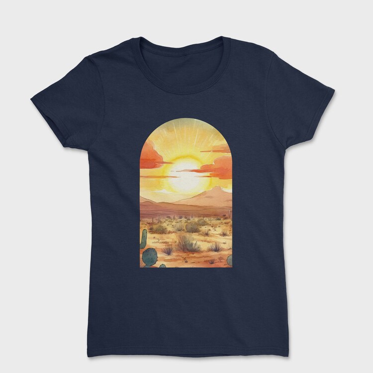 Desert Sunset Night, Tricou Femei