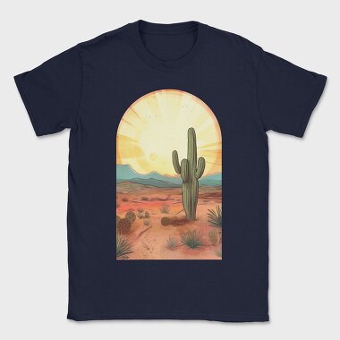 Desert Sunset Saga, Tricou Barbati (Unisex)