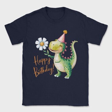 Dino Party Flower, Tricou Barbati (Unisex)