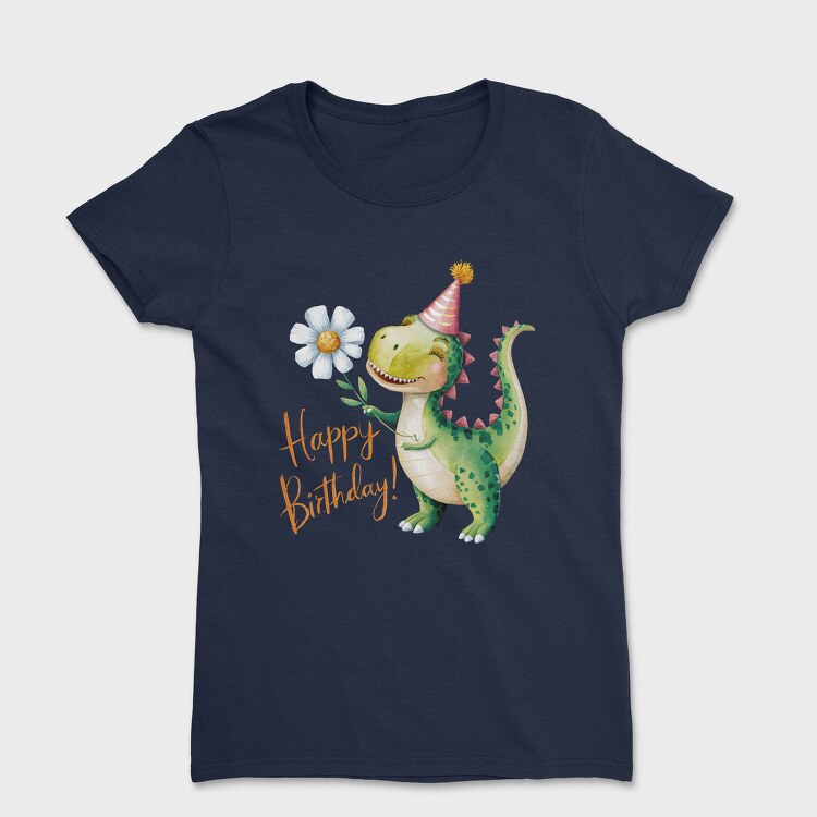 Dino Party Flower, Tricou Femei