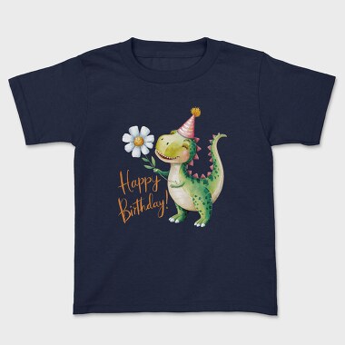 Dino Party Flower, Tricou Copii