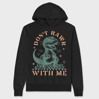 Dinosaur Quote Meme, Hanorac Oversize Barbati (Unisex)