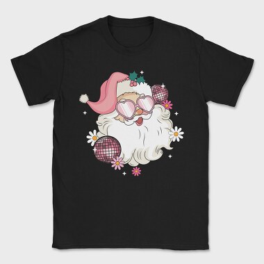 Discosanta Heart Glasses, Tricou Barbati (Unisex)