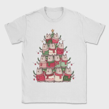 Dogs Christmas Tree, Tricou Barbati (Unisex)