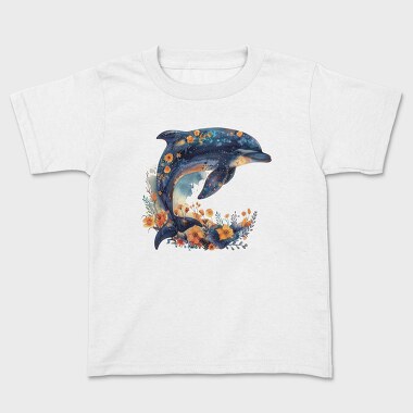 Dolphin Floral Dreams, Tricou Copii