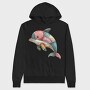 Dolphin Patchwork Art, Hanorac Oversize Barbati (Unisex)