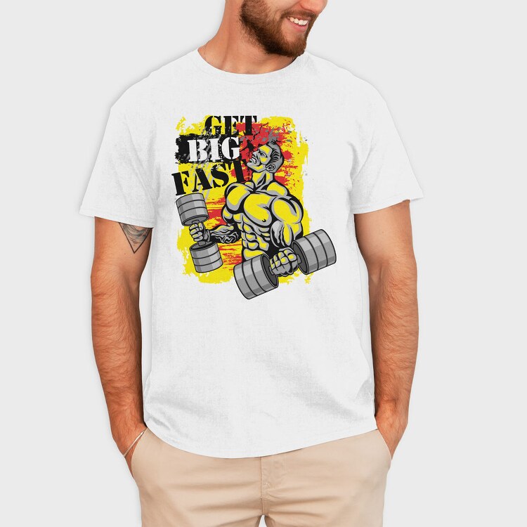 Get Big Fast, Tricou Barbati (Unisex)