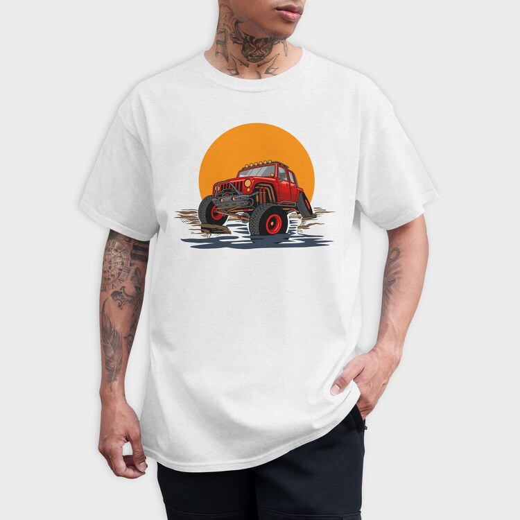 Offroad Beast, Tricou Barbati (Unisex)