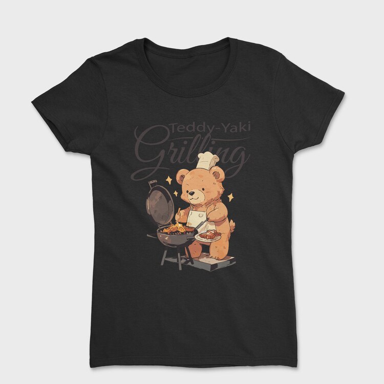 Teddy Bear Grilling, Tricou Femei