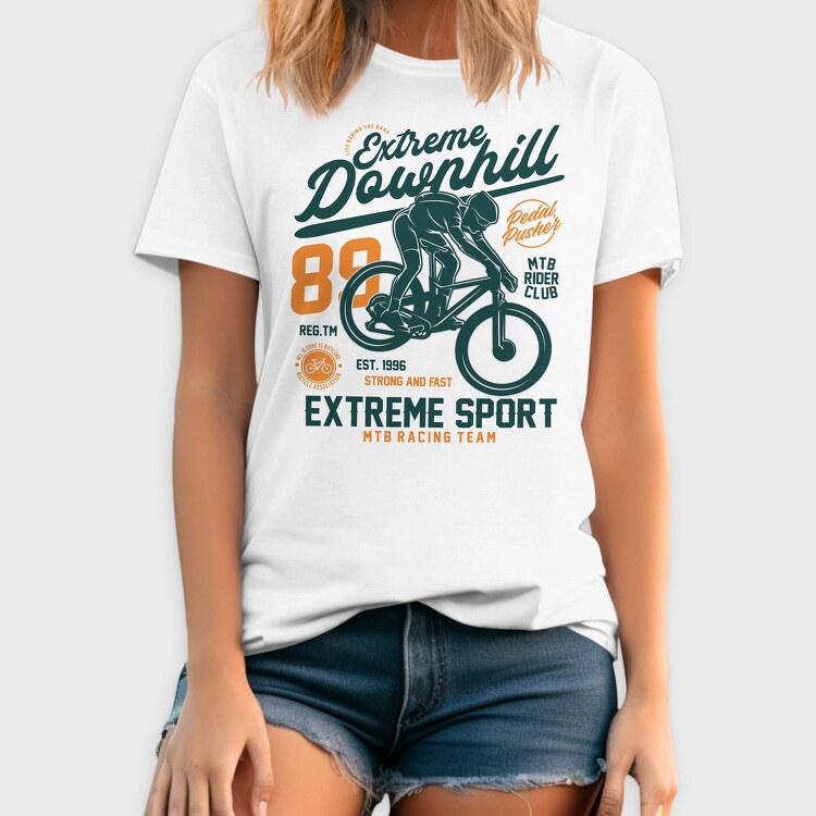 Extreme Downhill Racer, Tricou Barbati (Unisex)