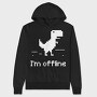 Neon Wolf Howl 11, Hanorac Oversize Barbati (Unisex)