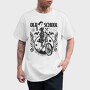 Old School Biker Chick, Tricou Barbati (Unisex)