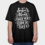 Neon Wolf Howl 3, Tricou Oversize Barbati (Unisex)