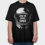 Neon Wolf Howl 10, Tricou Oversize Barbati (Unisex)